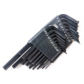 36pcs multi bike bicycle repair hand tool metric SAE inch size long arm black finish L sharpe allen hexagon hex key wrench set